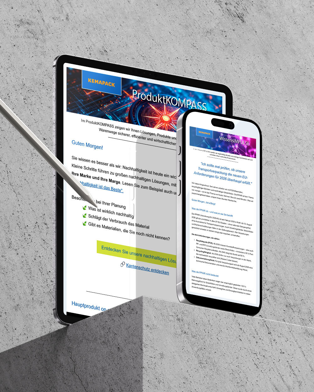 Redaktioneller Newsletterhub